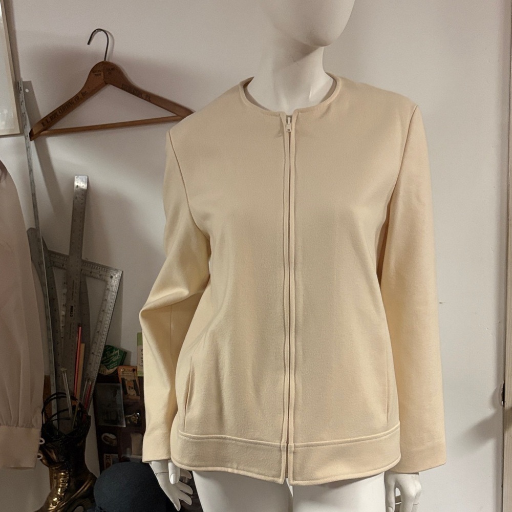 Philippe Adec Cream  Jacket